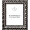 Bravado Ornate 2", Scratched Silver Picture Frame by wallsthatspeak